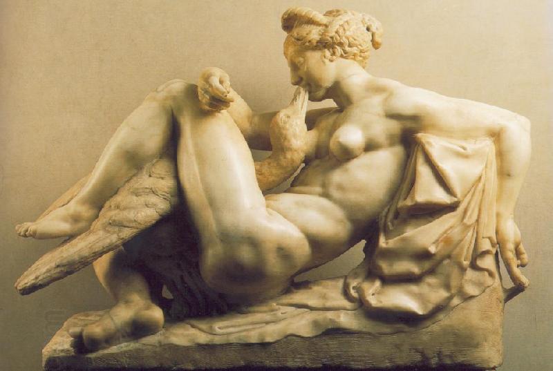 AMMANATI, Bartolomeo Leda with the Swan